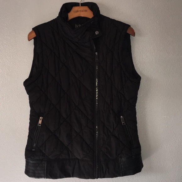 Andrew Marc Marc NY Moto quilted vest, black, L - Picture 5 of 8